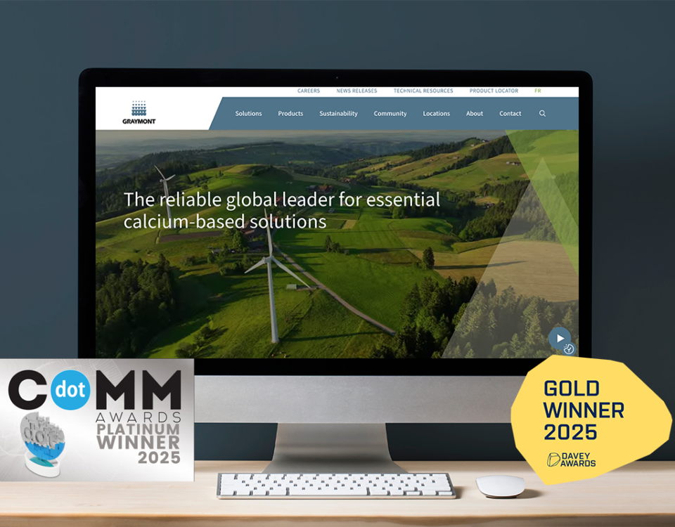 Graymont Award winning website